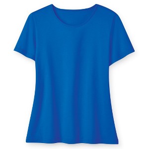 Collections Etc Soft Knit Crew Neck Tee - 1 of 4