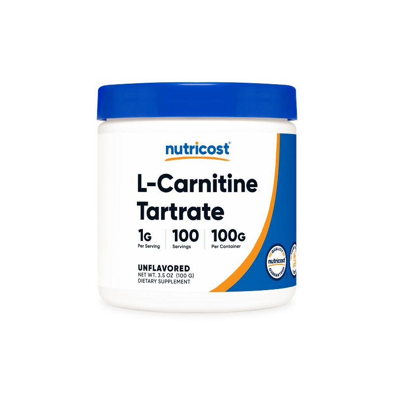 Nutricost L-Carnitine Tartrate Powder (100 Grams), 1 of 6