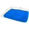 5 Star Super Deals Honeycomb Cooling Gel Support Seat Cushion with Non-Slip Breathable Cover - Ergonomic & Orthopedic Designed - 2 of 4