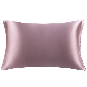 PiccoCasa 19 Momme Silk Both Side 400 Thread Count Envelope Closure Pillowcases 1 Pc - 1 of 4