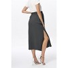 Clearlove Women's  Summer Mesh Slit Split Long Skirts High Waisted Maxi Skirts - 3 of 4