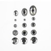 John Bead 1000pcs Crystal Round Oval Acrylic Flat Back Rhinestones Assorted Box - 3 of 4