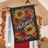 Briarwood Lane Fall House Flag 40x28 For Outdoor Fall Flowers Welcome For Fall House Flag - 4 of 4