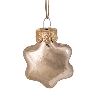 Northlight 56ct Shiny Gold Glass Star Christmas Ornaments 1.75" (45mm)