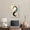 Art Remedy Earthworm in the glass bowl Contemporary Shapes Abstract Wall Art Framed - 2 of 4