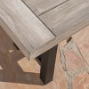 Coolbibila-Acacia Wood Dining Bench, Outdoor Bench With 63 Inch Long,  Dining Bench Modern - 3 of 4