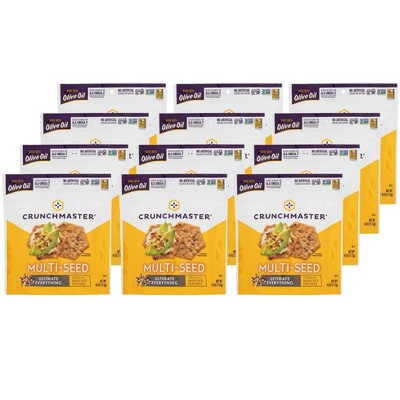 Crunchmaster Multi-Seed Ultimate Everything Crackers - Case of 12/4 oz