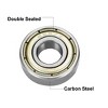 Unique Bargains Deep Groove Ball Bearing 696ZZ Double Shield Carbon Steel Bearings 4 Pcs - 2 of 4