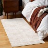 Modern Abstract Washable Rug - Thin Foldable Non-Slip TPR Backing Soft Low Pile Non-Shedding Carpet for Living Room Bedroom Minimalist Floor Mat - 2 of 4