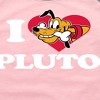Girls' - Disney - I Love Pluto Shirt Tail Raglan Graphic T-shirt - 2 of 3