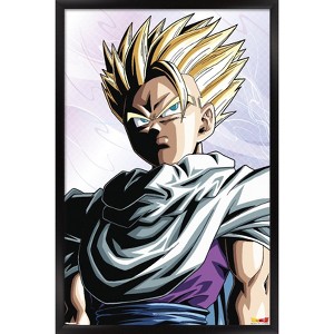 Trends International Dragon Ball Z: Cell Saga - Gohan Super Saiyan Framed Wall Poster Prints - 1 of 4