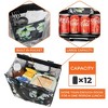 OPUX Lunch Bag Women, Insulated Tote Box Kids Men Girls Adults, Reusable Small Medium Soft Cooler School Adults Work Office Picnic - 3 of 4