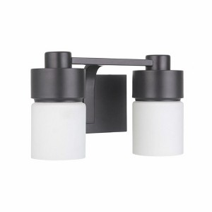 Craftmade Lighting District 2 - Light Vanity in  Flat Black - 1 of 1