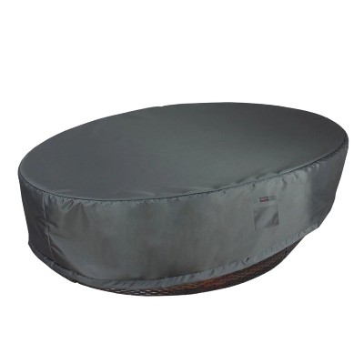 Summerset Shield Titanium 3-Layer Polyester Water Resistant Outdoor Sun Bed Cover - 70x98", Dark Grey