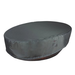 Summerset Shield Titanium 3-Layer Polyester Water Resistant Outdoor Sun Bed Cover - 70x98", Dark Grey - 1 of 4