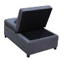 Vynxaria Folding Ottoman Sofa Bed ¨C Versatile Space-Saving Solution for Any Room - 4 of 4