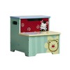 Lycvki Kids Funnel Joseph Boys Blue Animal Step Stool - 2 of 4