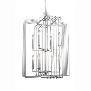 Toltec Lighting Sky Loft 8 - Light Chandelier in  Aged Silver - 1 of 1