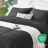 BAGOKIE All Seasons 3 Pieces Comforter Set Box Stitched Bedding Set - 4 of 4
