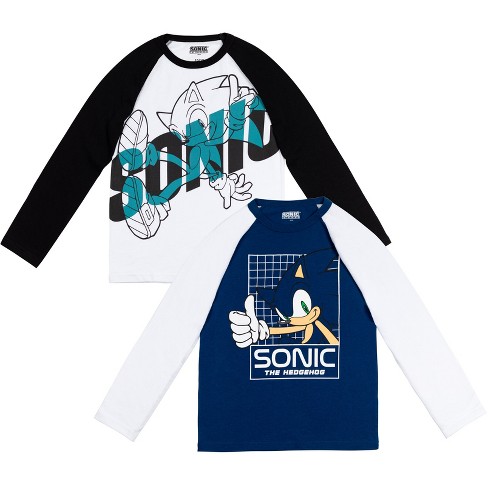 Sega Sonic The Hedgehog Tails Shadow Knuckles 4 Pack T-shirts Little Kid To  Big Kid : Target