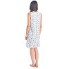 Casual Nights Women's Cotton Sleeveless Nightgown Chemise - 3 of 4