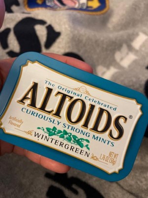 ALTOIDS Classic Wintergreen Breath Mints, 1.76 oz Tin (Pack of 12)