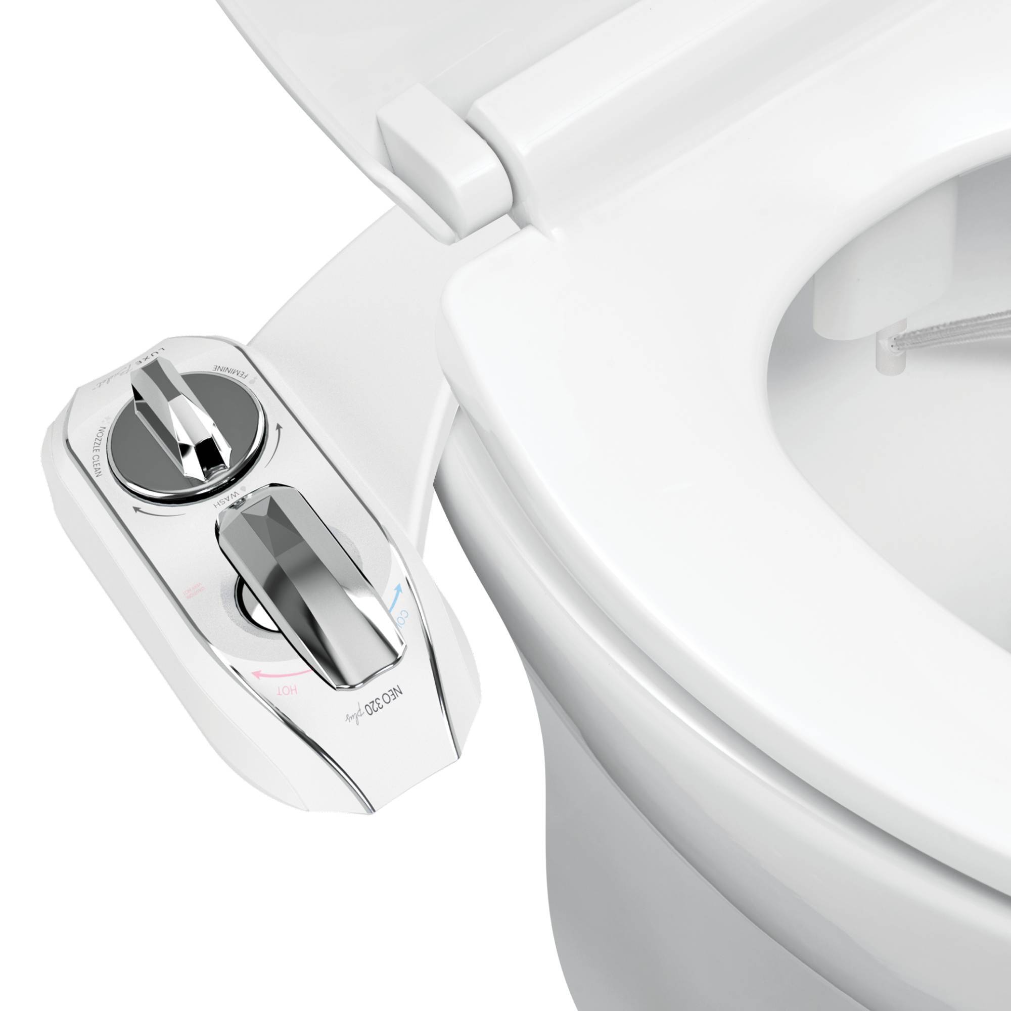 LUXE Bidet NEO 320 Plus Bidet Attachment Chrome
