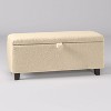 CorLiving Liya Storage Ottoman White - 3 of 4