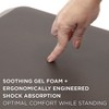 Mount-It! Standing Desk Floor Mat, Brown Standing Comfort Mat for Standing Desk, Home, Office, Kitchen, Garage, 18"x22" - 4 of 4