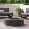 KWPZQEB Outdoor Fire Pit, Propane Tank Holder, Outdoor Tank Storage Table with Cut-Out Handle, Magnesium Oxide Side Table - 3 of 4