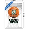 Trends International NBA Boston Celtics - Drip Ball 20 Framed Wall Poster Prints - 3 of 4