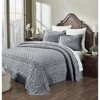 Heirloom 100% Cotton Soft & Breathable Chenille Tufted Lightweight Medallion Design Bedspreads, All-Season, Machine Washable - 3 of 4