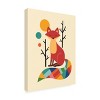 Trademark Fine Art -Andy Westface 'Rainbow Fox' Canvas Art - 4 of 4