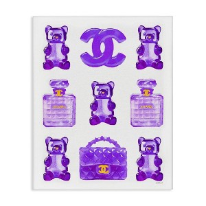 Stupell Industries Purple Glam Gummy Candy, 24" x 30" - 1 of 4