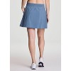 RBX Active Women's Tennis-Style Seamed Pleats Active Skort with Built in Shorts and Pockets - 4 of 4