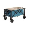VisioGear Outdoor Serving Carts, Portable Folding Beach Wagons with Wheels, Collaspible Cart with Handle, Blue, 30.31"*18.9"*24.02" - 4 of 4