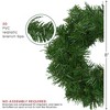 Northlight Deluxe Windsor Pine Artificial Christmas Wreath - 8" - Unlit - 4 of 4