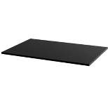 Monoprice Table Top for Sit-Stand Height Adjustable Desk Frame, 4ft, Black, Enough Room for PC or Laptop, Monitors, Keyboard - Workstream Collection