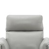 40" Sagen Active Sitting Chair Gray Leather Aire - Acme Furniture: Plush, Recline 150°, No Assembly - 2 of 4