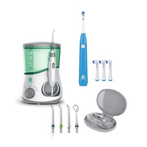 Pursonic Smile Pro Bundle: Professional Oral Irrigator + USB Rechargeable Rotary Toothbrush - 1 of 3