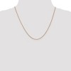 Black Bow Jewelry 1mm, 14k Rose Gold, Box Chain Necklace - 2 of 4