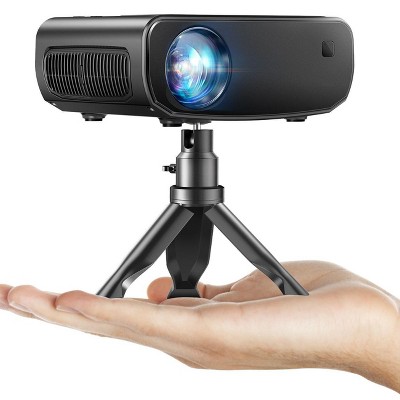 ELEPHAS 2024 Upgraded Projector with Tripod & Carry Bag, Full HD 1080P Supported, 200" Display Portable Projector, Compatible with Windows/TV Stick