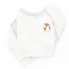 The Juniper Shop Ghost Pumpkin Spice Sparkle Youth Long Sleeve Tee - 3 of 4