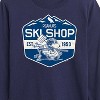 Boys' - Peanuts - Snoopy and Woodstock Ski Shop Long Sleeve Graphic T-Shirt - 2 of 4