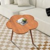 YIYIBYUS 23.6" Coffee Table Log Color Coffee Tables with Wood Legs for Living Room - 2 of 4