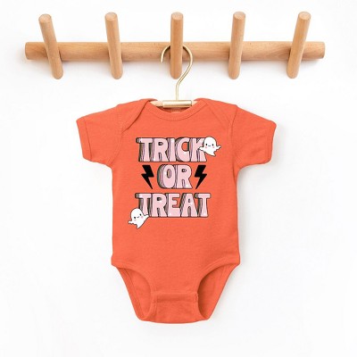 The Juniper Shop Trick Or Treat Lightning Bolt Baby Bodysuit