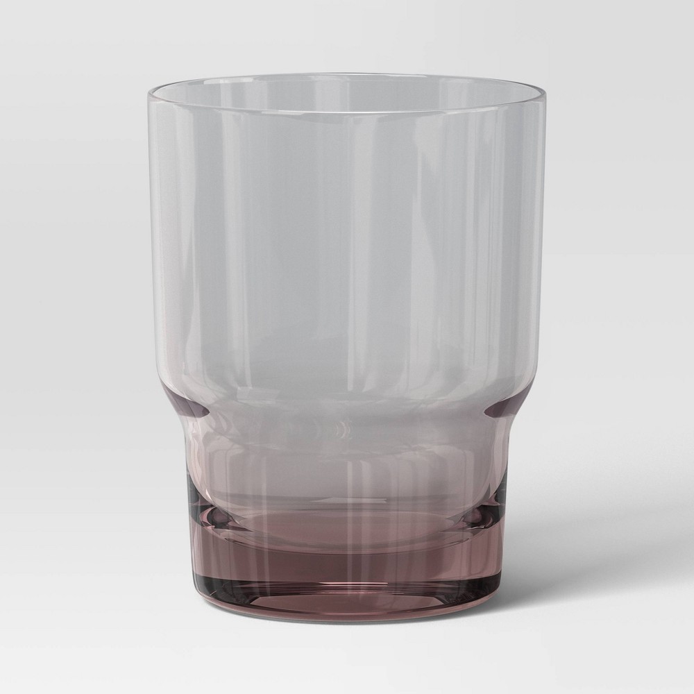 Photos - Glass 9.6oz Short  Tumbler Pink - Threshold™