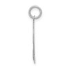 Black Bow Jewelry Sterling Silver, Jersey Collection, Medium Number 52 Pendant - 2 of 4