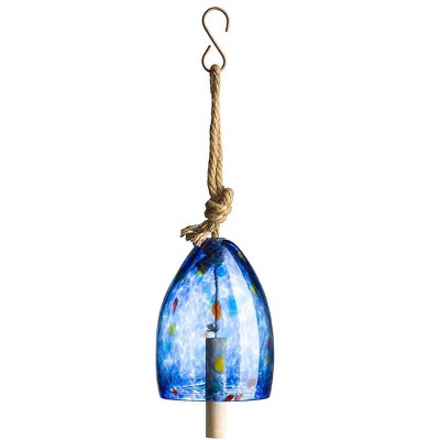 Vivaterra Glass Garden Bells - Blue : Target