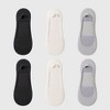 Alilang Women's Non-slip No Show Socks Soft Solid Bottom for Casual 6Pk - 2 of 4